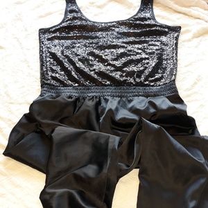 Eva mendes black Jump suits with sequins size XL